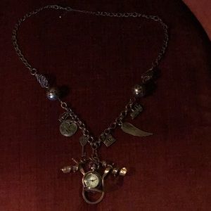 Copper colored steampunk necklace